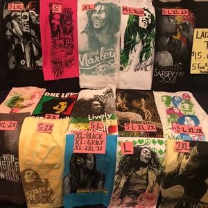 Zion Rootswear Bob Marley Tee’s